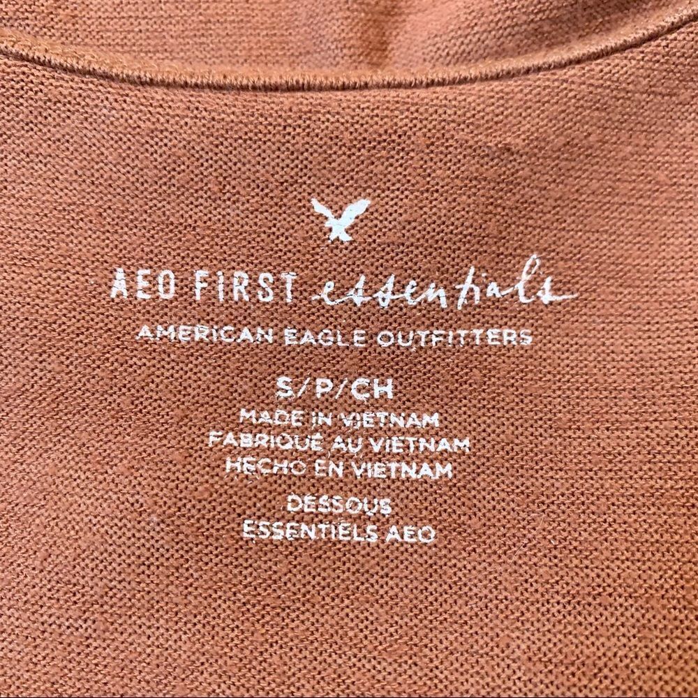 Women’s American Eagle First Essentials Brown Fro… - image 5